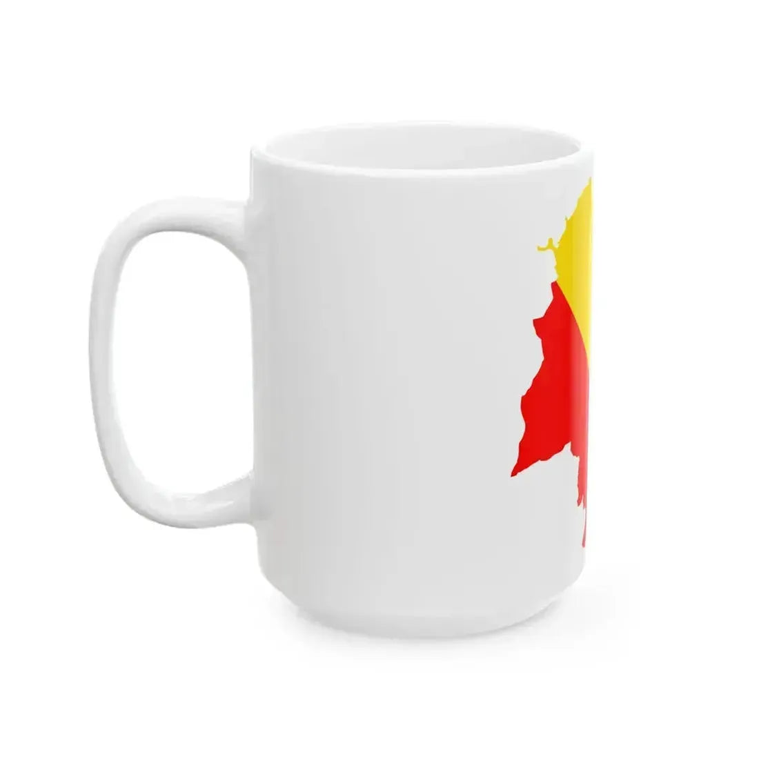 Flag map of Palermo (Italy) White Coffee Mug - Go Mug Yourself