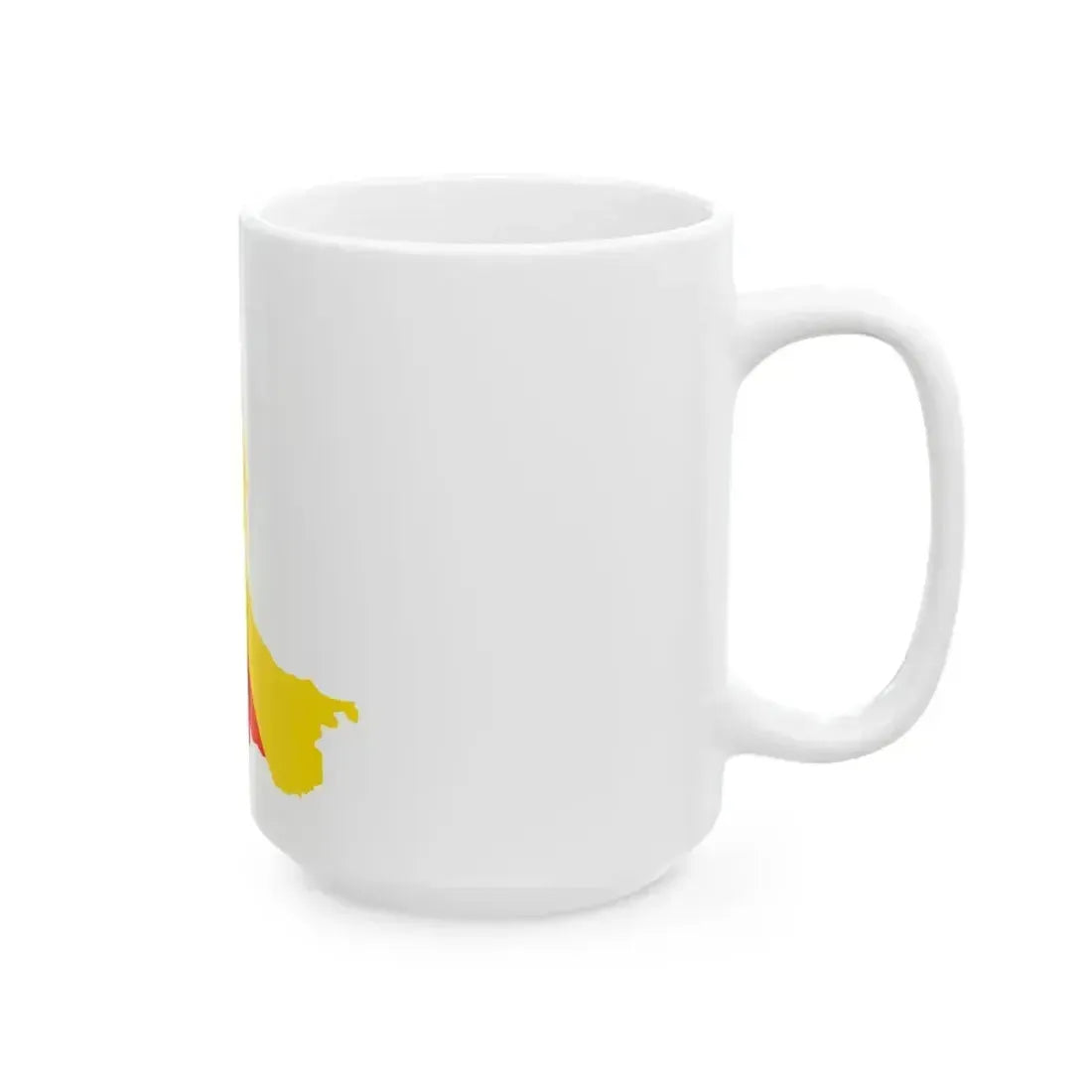 Flag map of Palermo (Italy) White Coffee Mug - Go Mug Yourself