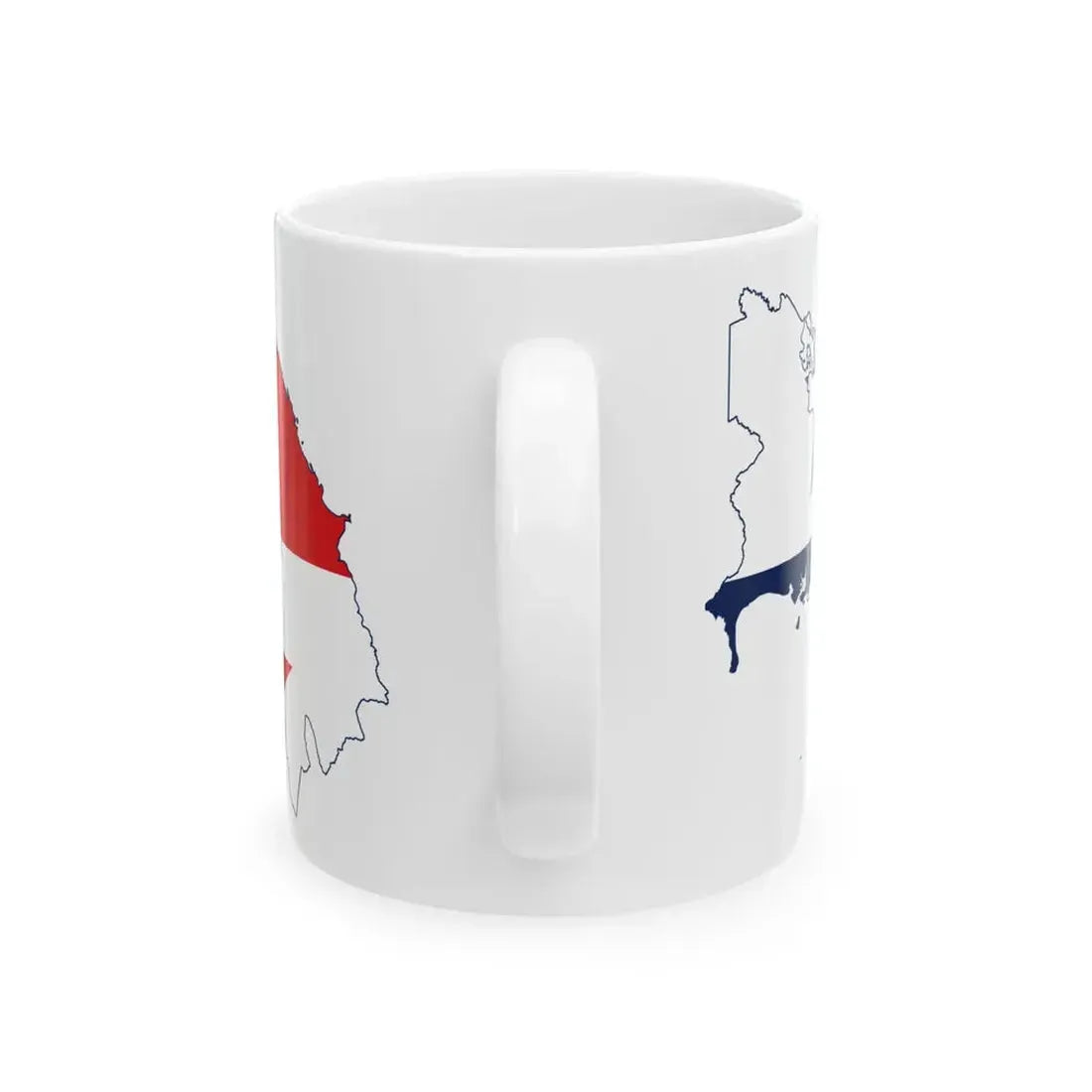 Flag-map of Panama (Panama) White Coffee Mug - Go Mug Yourself