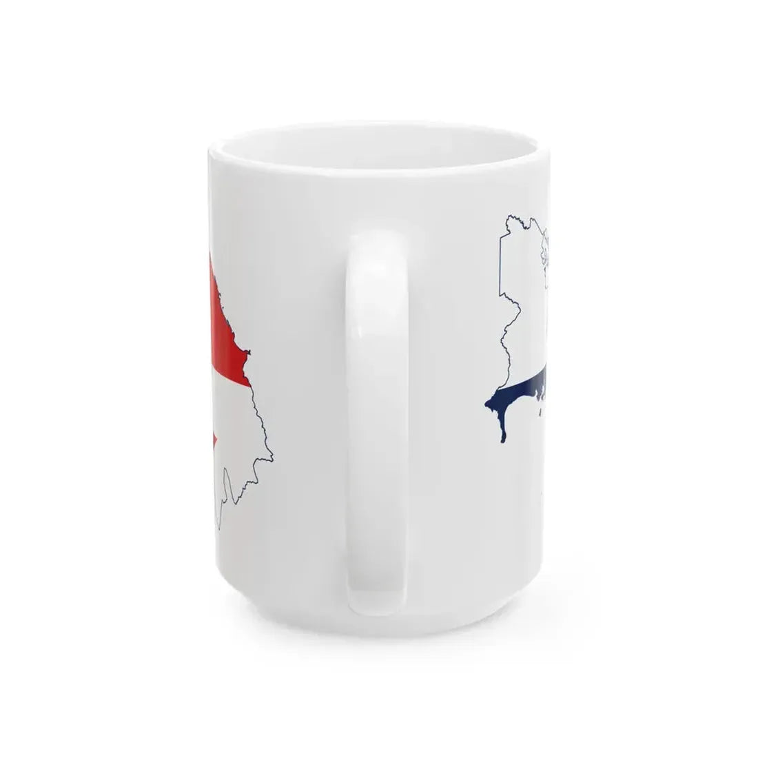 Flag-map of Panama (Panama) White Coffee Mug - Go Mug Yourself