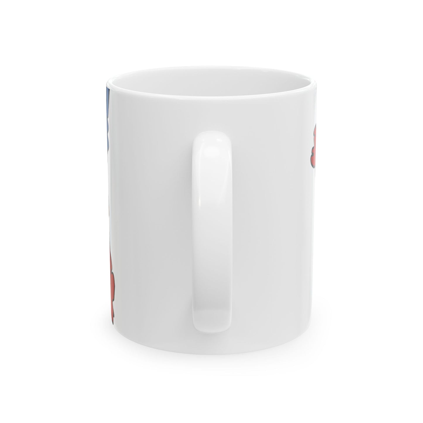 Flag-map of Pardubice Region (Czech Republic) White Coffee Mug-Go Mug Yourself