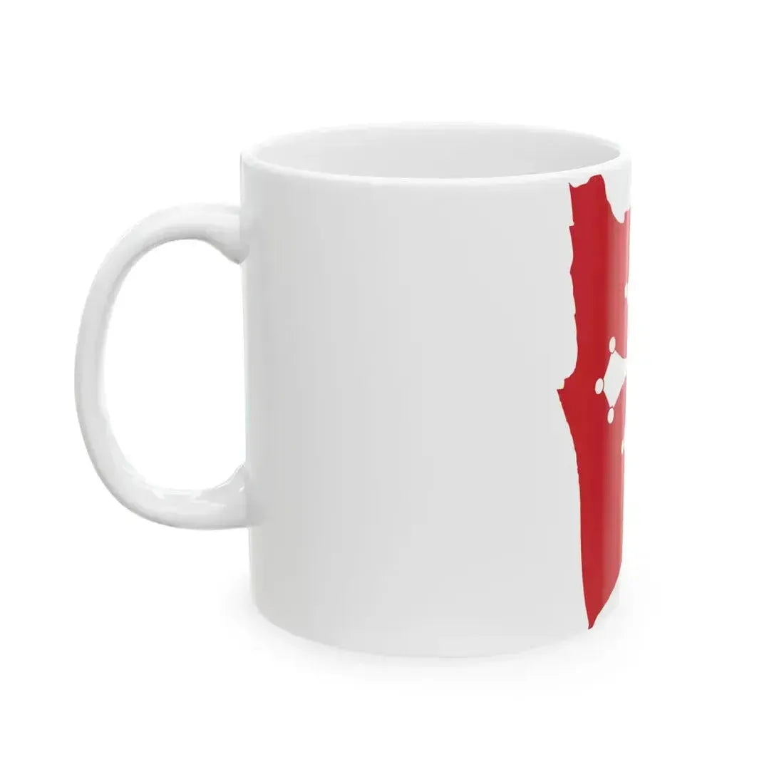 Flag map of Pisa (Italy) White Coffee Mug - Go Mug Yourself