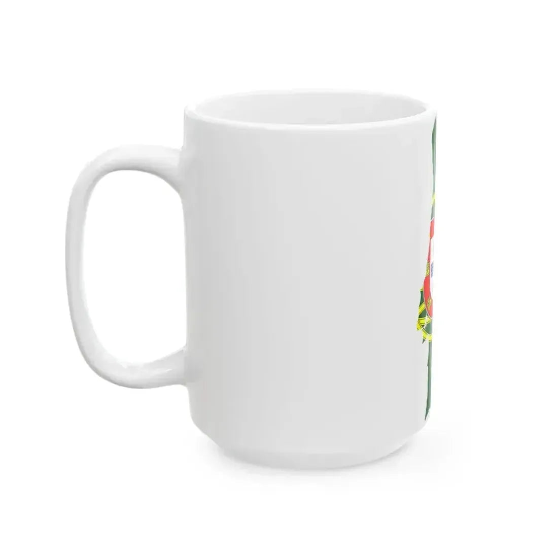 Flag map of Portugal (Portugal) White Coffee Mug - Go Mug Yourself