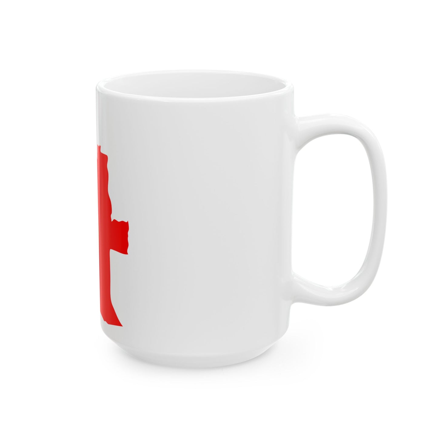 Flag map of Portuguese Angola 1910-1975 (Angola) White Coffee Mug-Go Mug Yourself