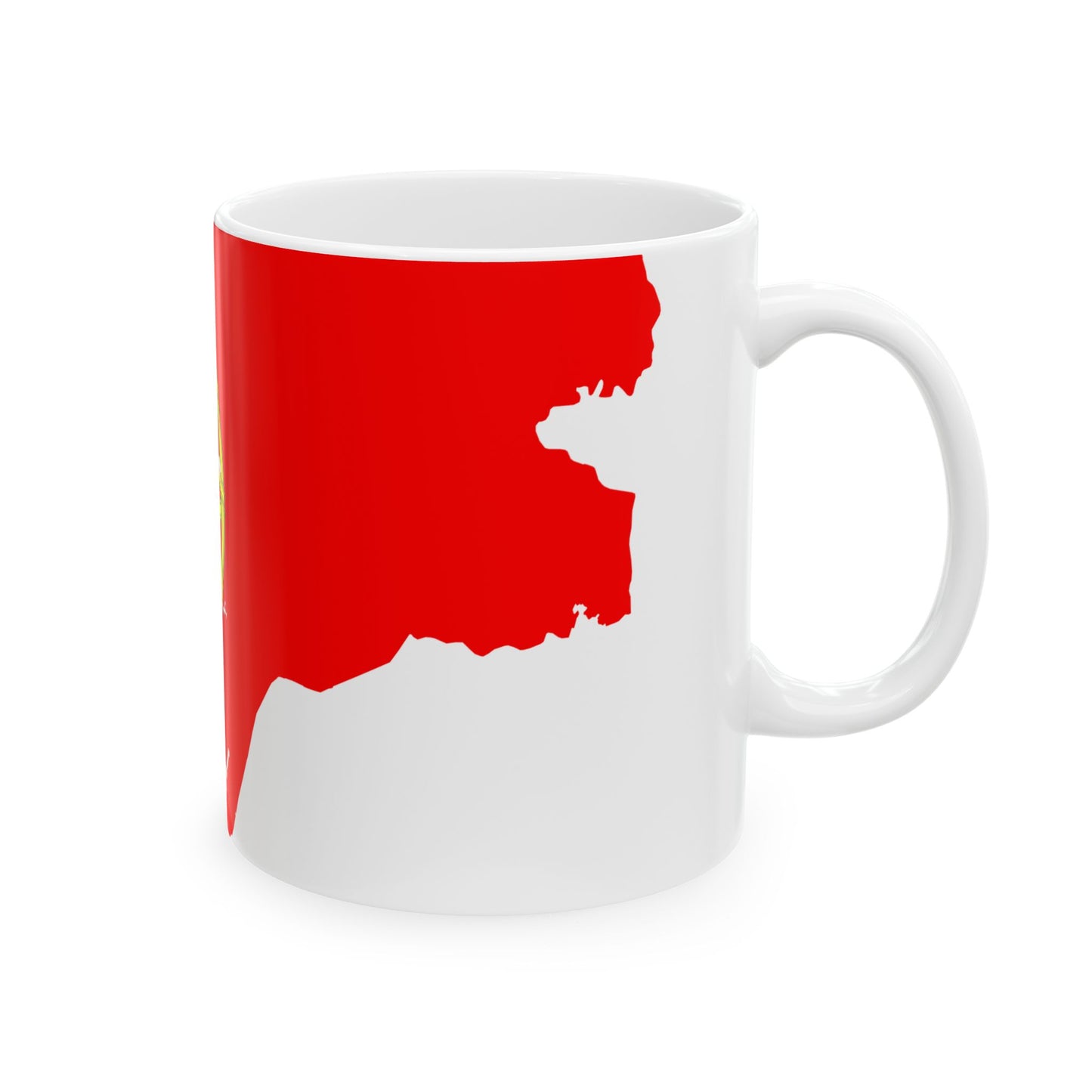Flag map of Portuguese Guinea 1910-1974 (Guinea) White Coffee Mug-Go Mug Yourself