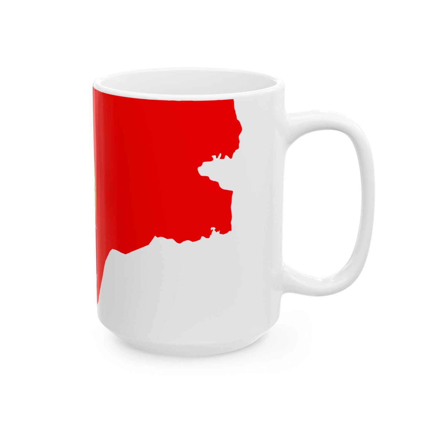 Flag map of Portuguese Guinea 1910-1974 (Guinea) White Coffee Mug-Go Mug Yourself