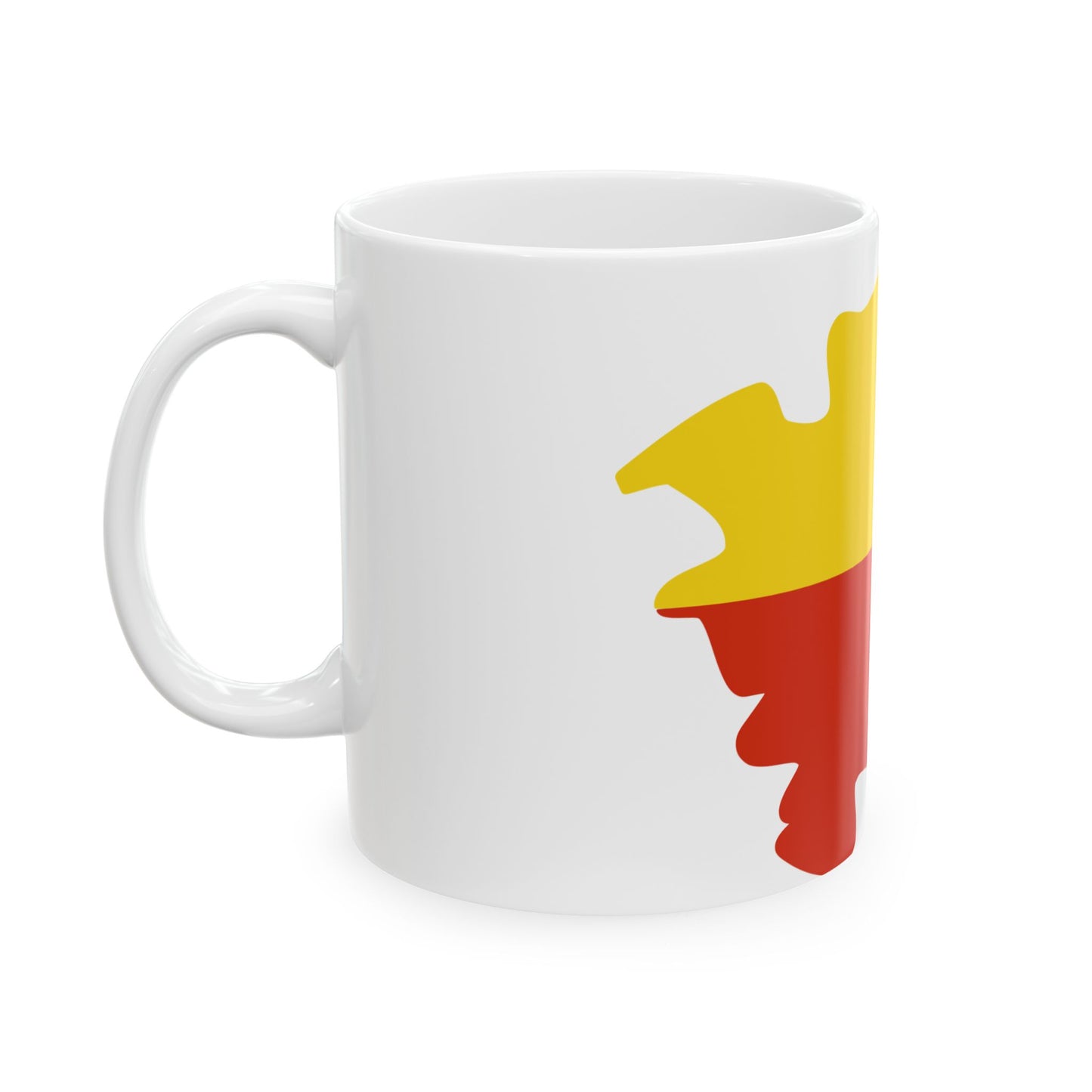 Flag-map of Prague (Czech Republic) White Coffee Mug-Go Mug Yourself
