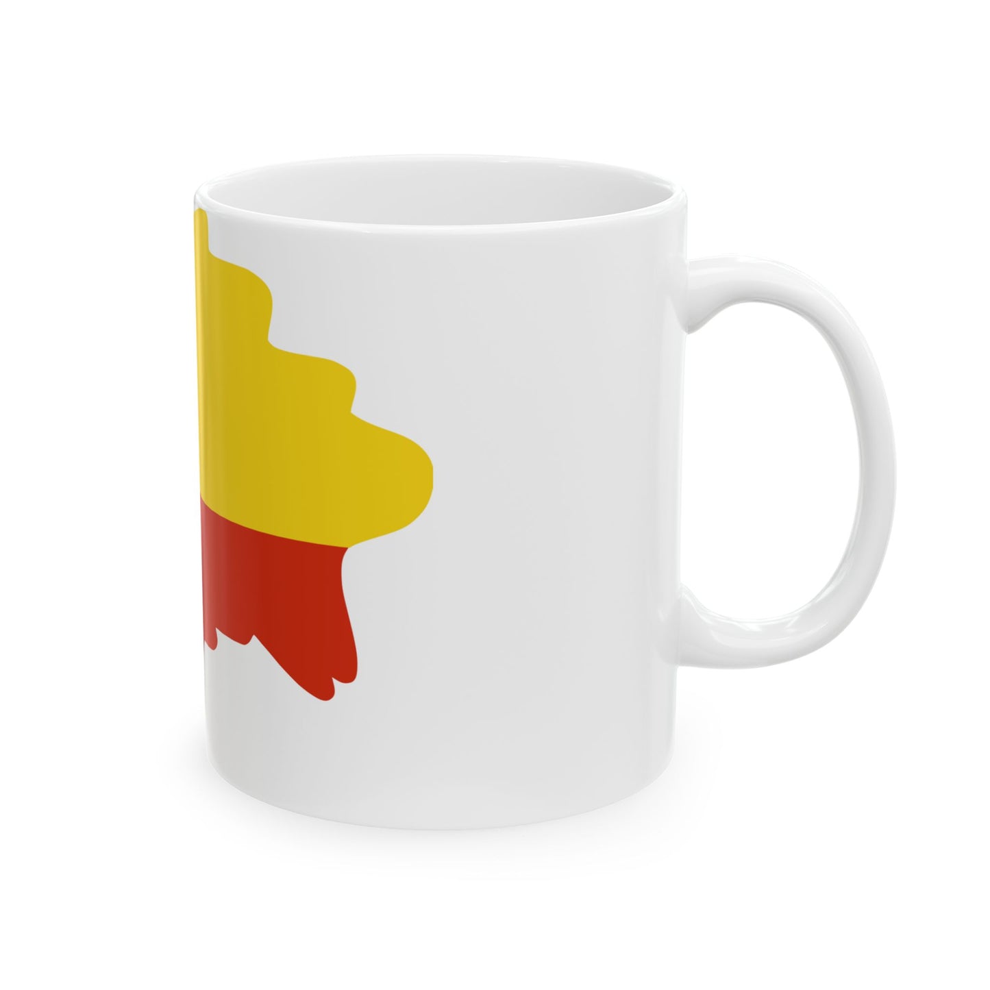 Flag-map of Prague (Czech Republic) White Coffee Mug-Go Mug Yourself