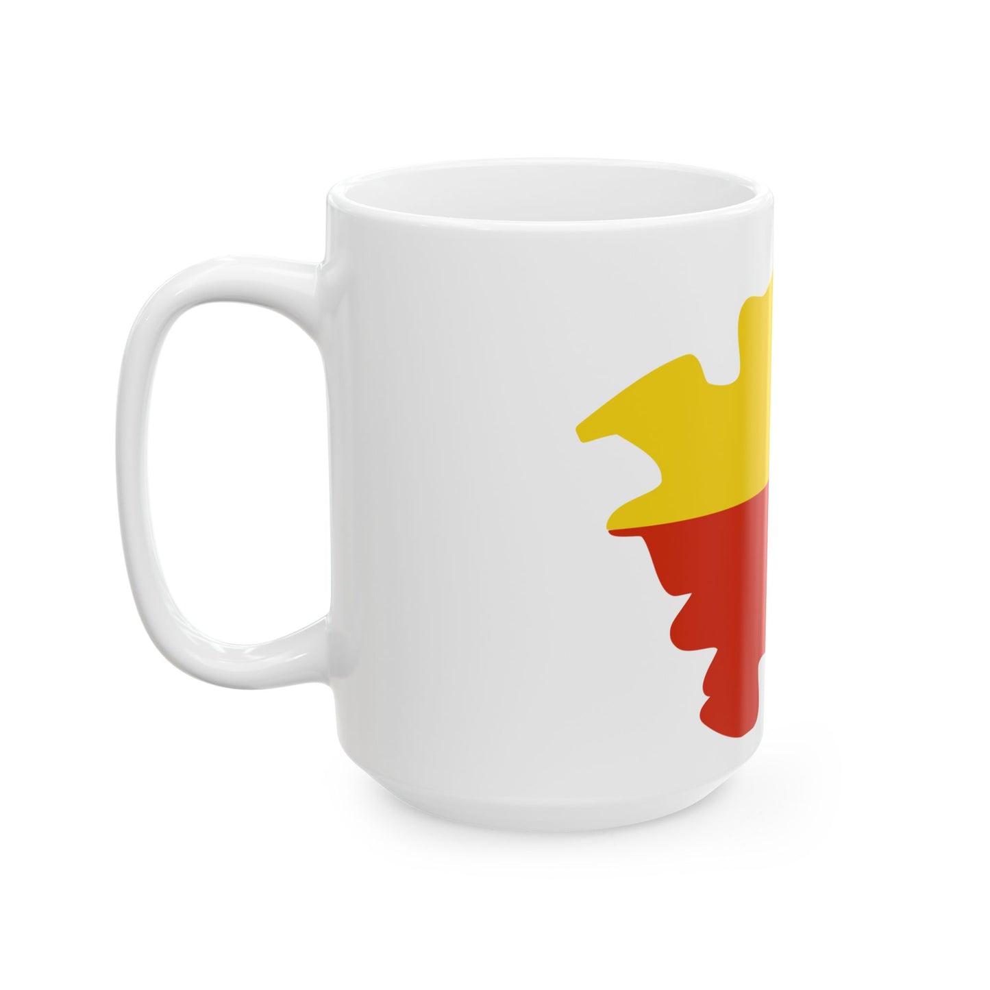 Flag-map of Prague (Czech Republic) White Coffee Mug-Go Mug Yourself