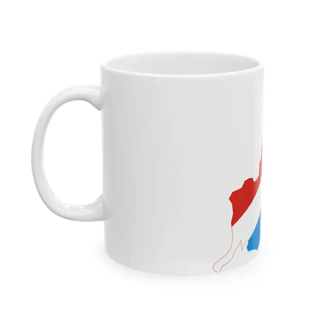 Flag-map of Primorsky Krai (Russia) White Coffee Mug - Go Mug Yourself