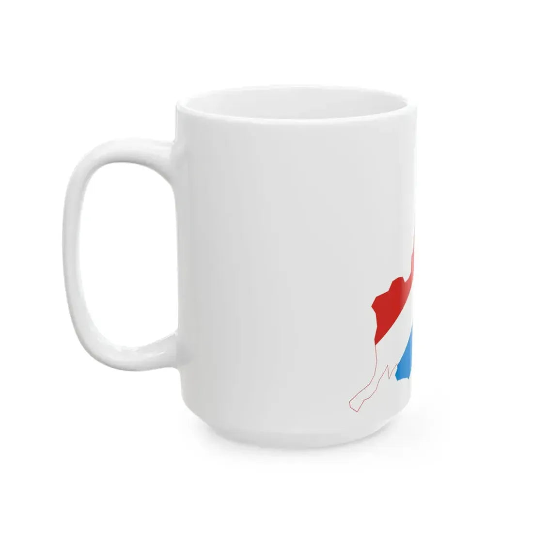 Flag-map of Primorsky Krai (Russia) White Coffee Mug - Go Mug Yourself