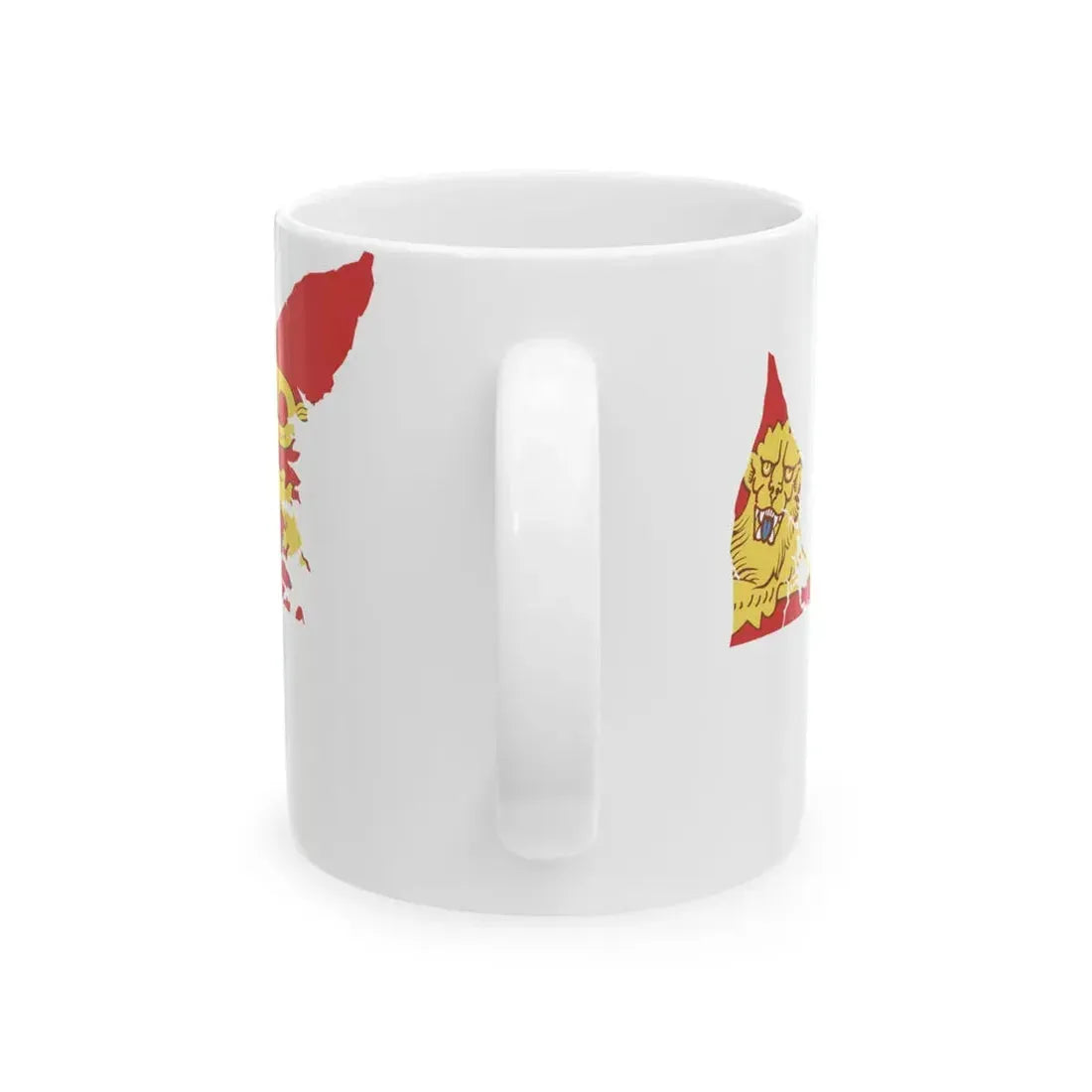 Flag-map of Prince Edward Island (Canada) White Coffee Mug - Go Mug Yourself