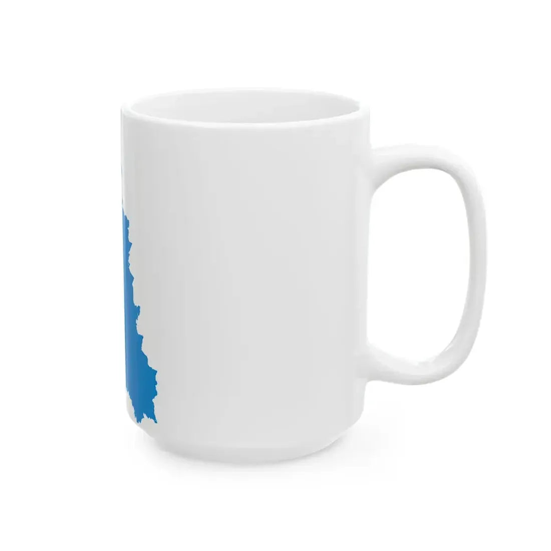 Flag-map of Pskov Oblast (Russia) White Coffee Mug - Go Mug Yourself