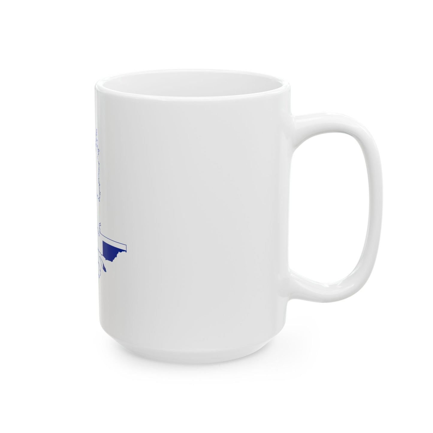 Flag-map of Quebec (Canada) White Coffee Mug-Go Mug Yourself