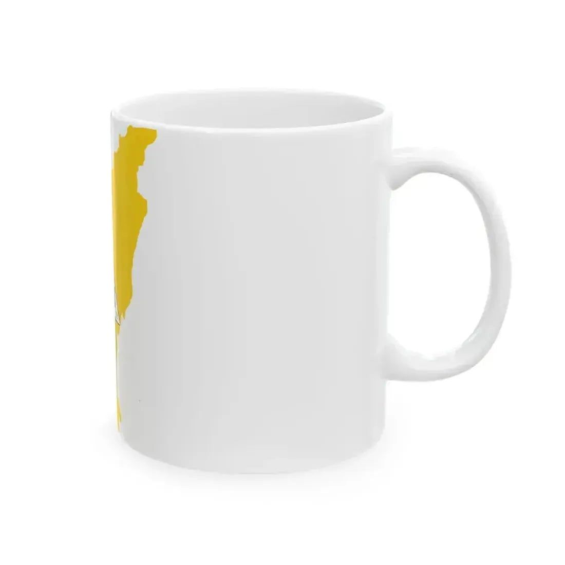 Flag map of Quezon City (Philippines) White Coffee Mug - Go Mug Yourself