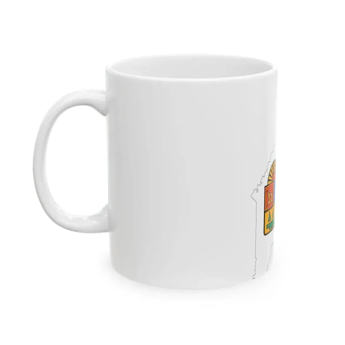 Flag-map of Quintana Roo Mexico (Mexico) White Coffee Mug - Go Mug Yourself