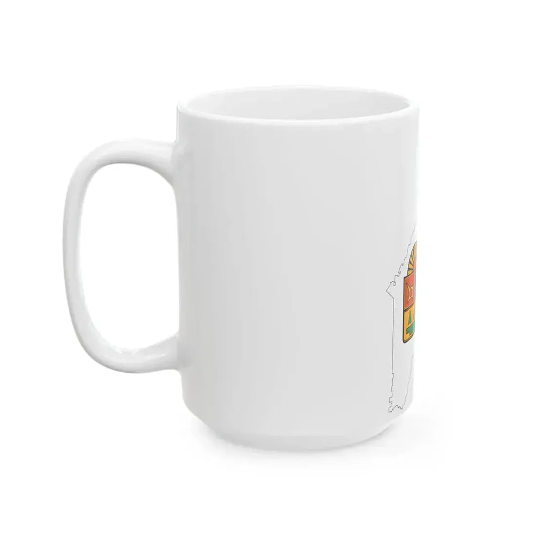 Flag-map of Quintana Roo Mexico (Mexico) White Coffee Mug - Go Mug Yourself