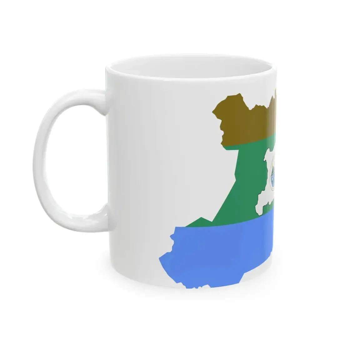 Flag-map of RAAN (Nicaragua) White Coffee Mug - Go Mug Yourself