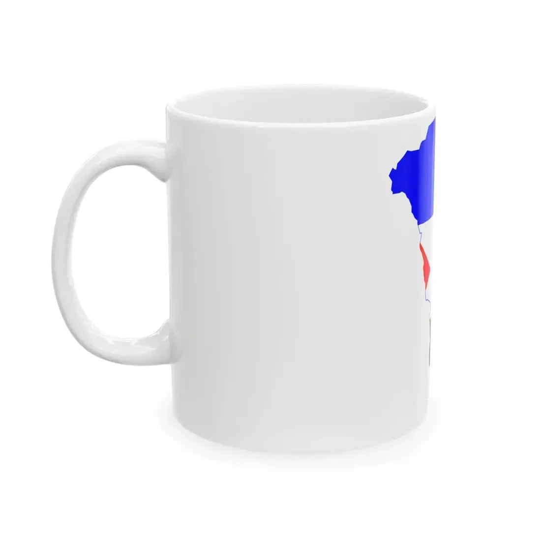 Flag-map of RAAS (Nicaragua) White Coffee Mug - Go Mug Yourself