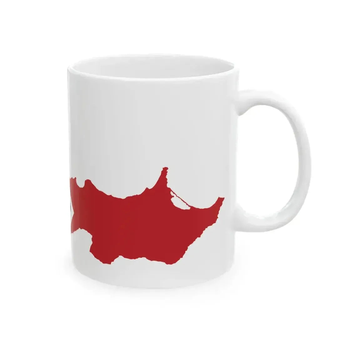 Flag map of Rif (Morocco) White Coffee Mug - Go Mug Yourself