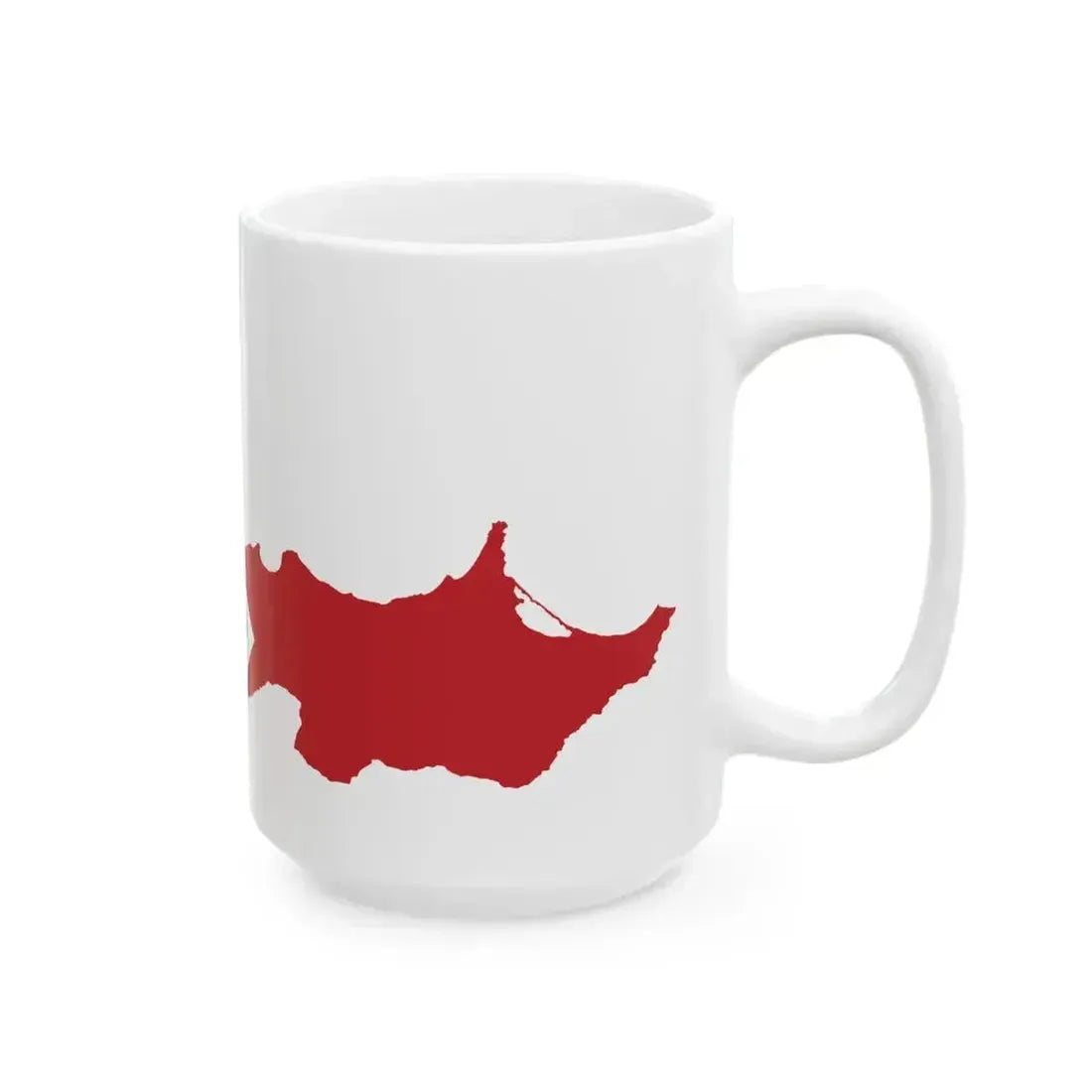Flag map of Rif (Morocco) White Coffee Mug - Go Mug Yourself