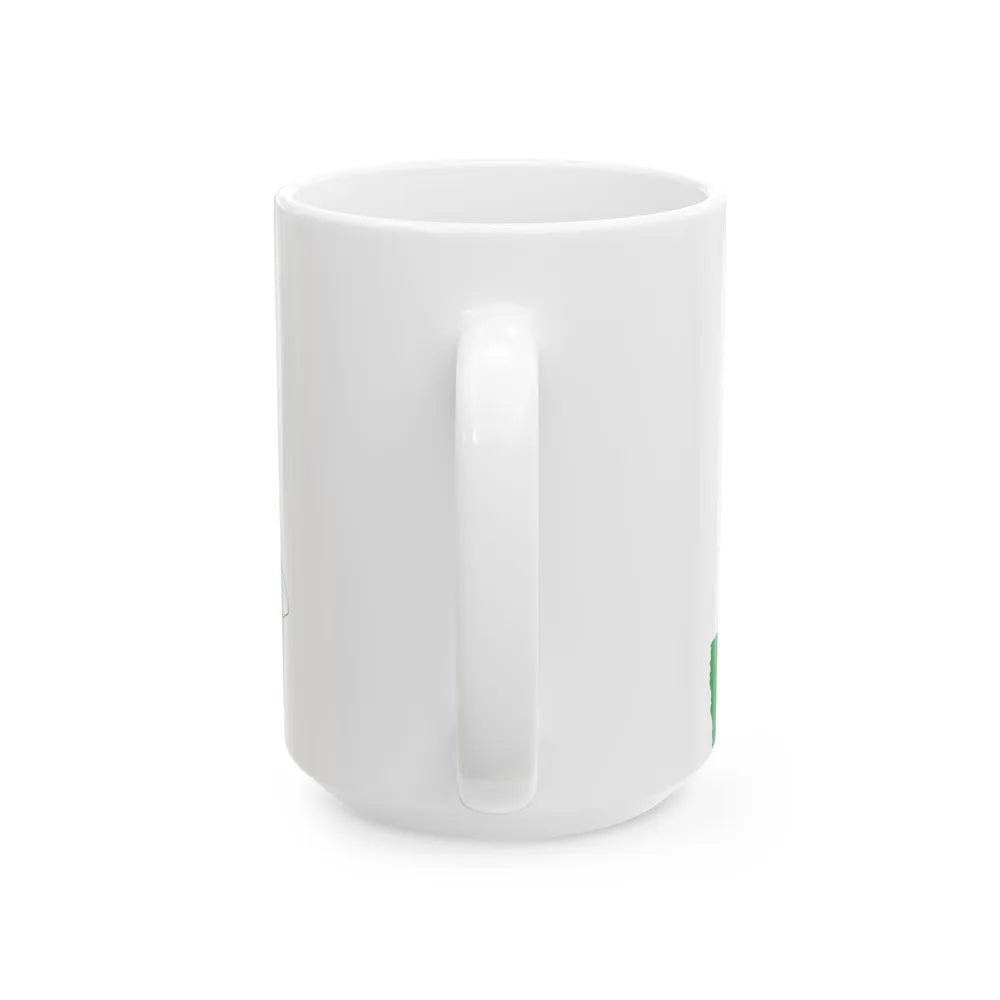 Flag-map of Rio Negro Province (Argentina) White Coffee Mug - Go Mug Yourself