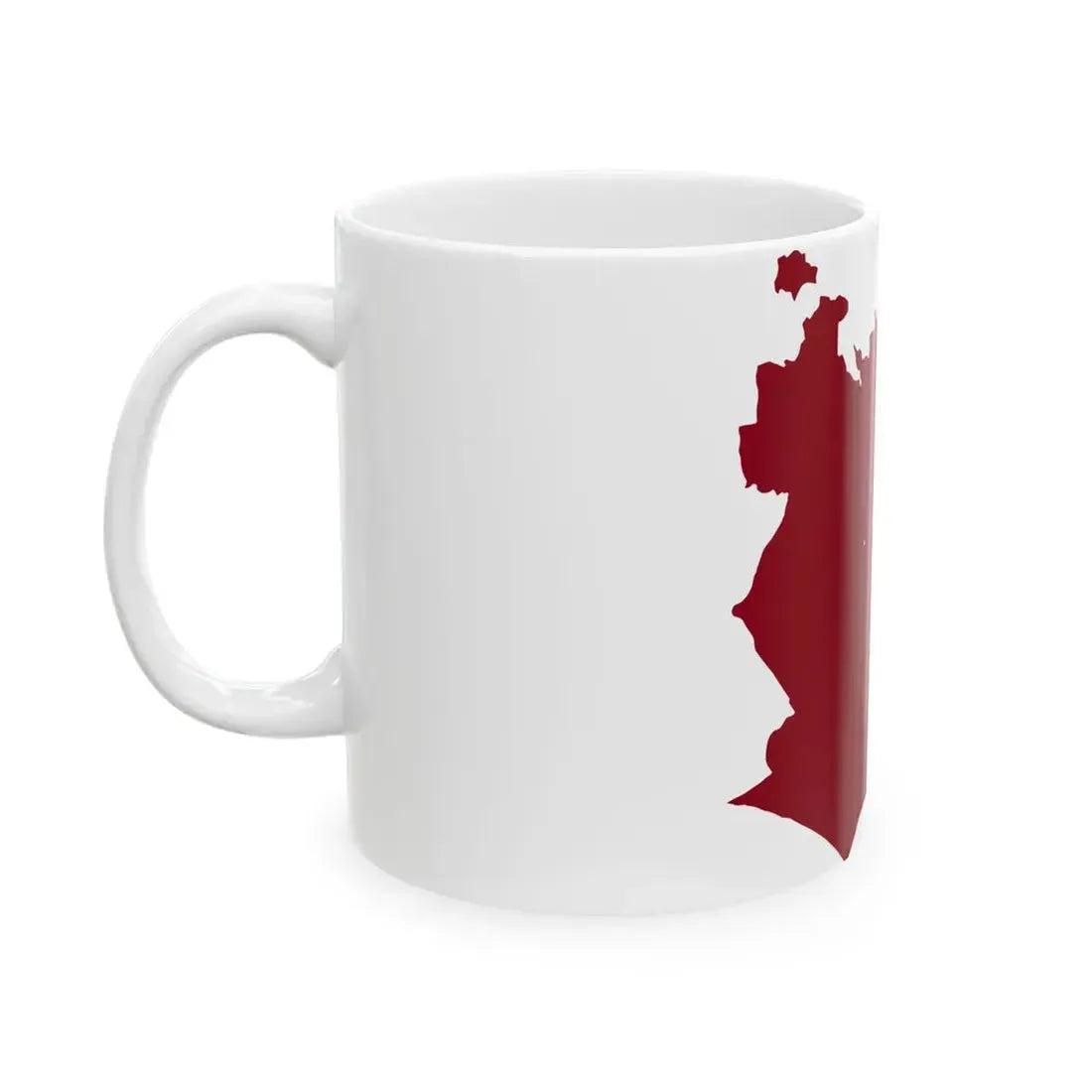 Flag-map of Rome (Italy) White Coffee Mug - Go Mug Yourself