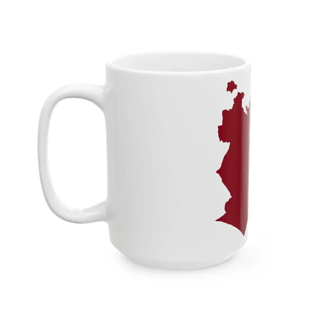 Flag-map of Rome (Italy) White Coffee Mug - Go Mug Yourself