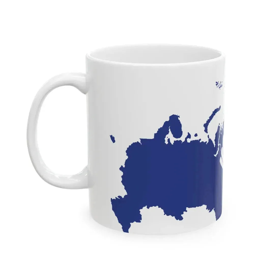 Flag-map of Russia CIS (Russia) White Coffee Mug - Go Mug Yourself