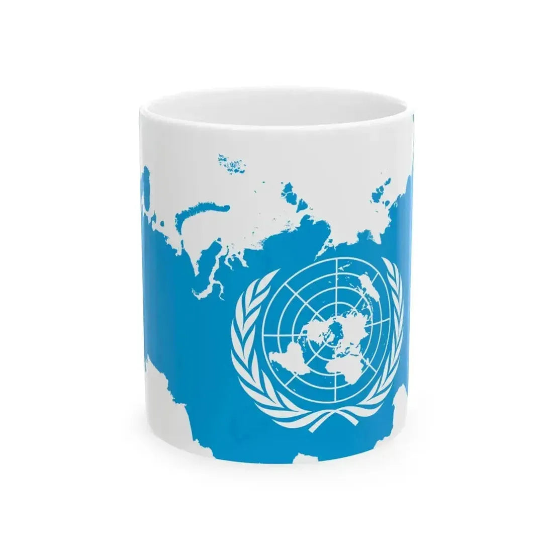Flag map of Russia United Nations (Russia) White Coffee Mug 11oz - Go Mug Yourself