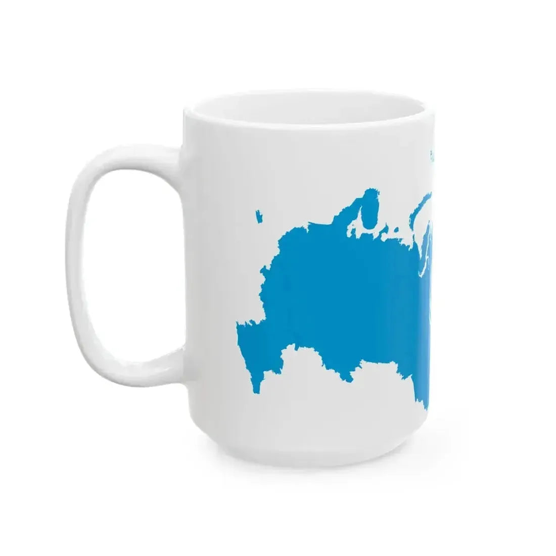Flag map of Russia United Nations (Russia) White Coffee Mug - Go Mug Yourself