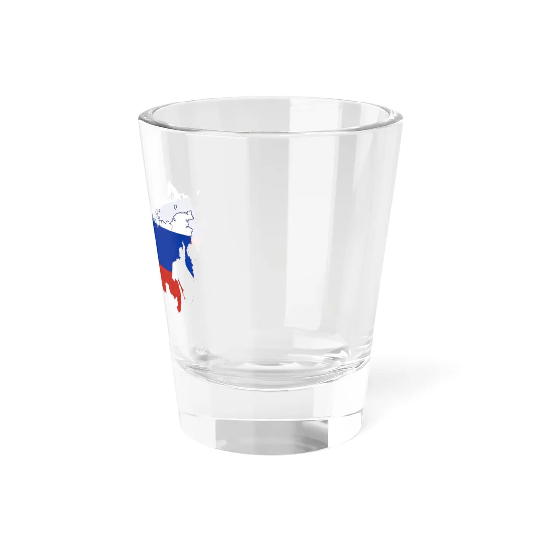 Flag-map of Russia with federal subjects after 2709-2022 (Russia) Shot Glass 1.5oz - Go Mug Yourself