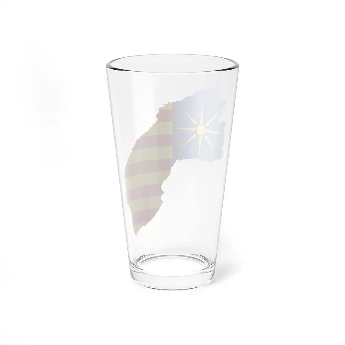 Flag map of Salento (Italy) Pint Glass 16oz - Go Mug Yourself