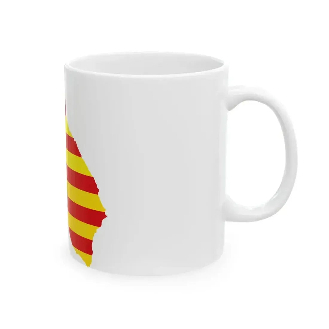Flag map of Salento (Italy) White Coffee Mug - Go Mug Yourself