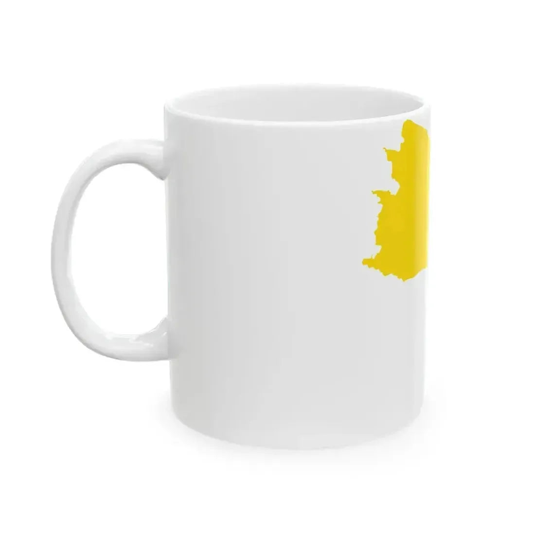 Flag map of Salento Variant (Italy) White Coffee Mug - Go Mug Yourself