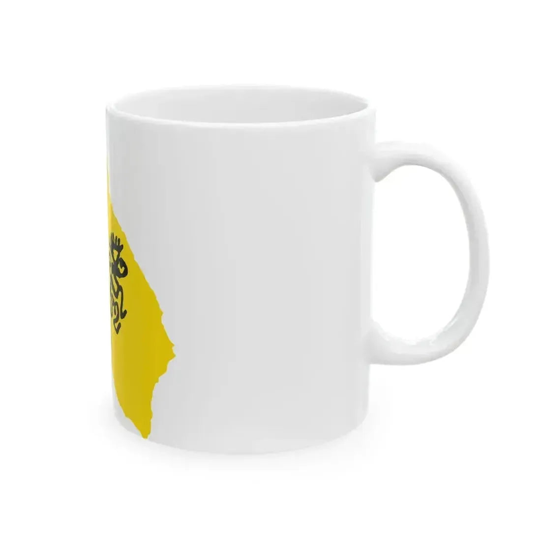Flag map of Salento Variant (Italy) White Coffee Mug - Go Mug Yourself