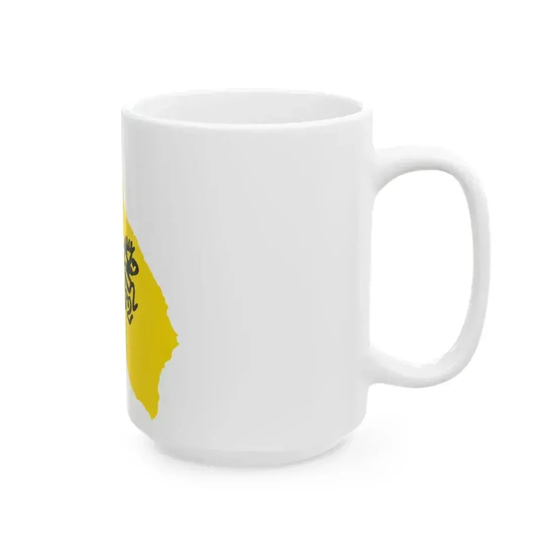 Flag map of Salento Variant (Italy) White Coffee Mug - Go Mug Yourself