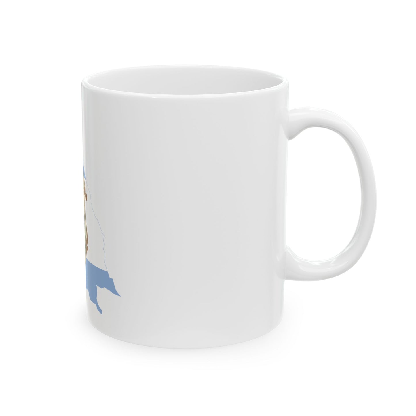 Flag-map of San Juan Province (Argentina) White Coffee Mug-Go Mug Yourself