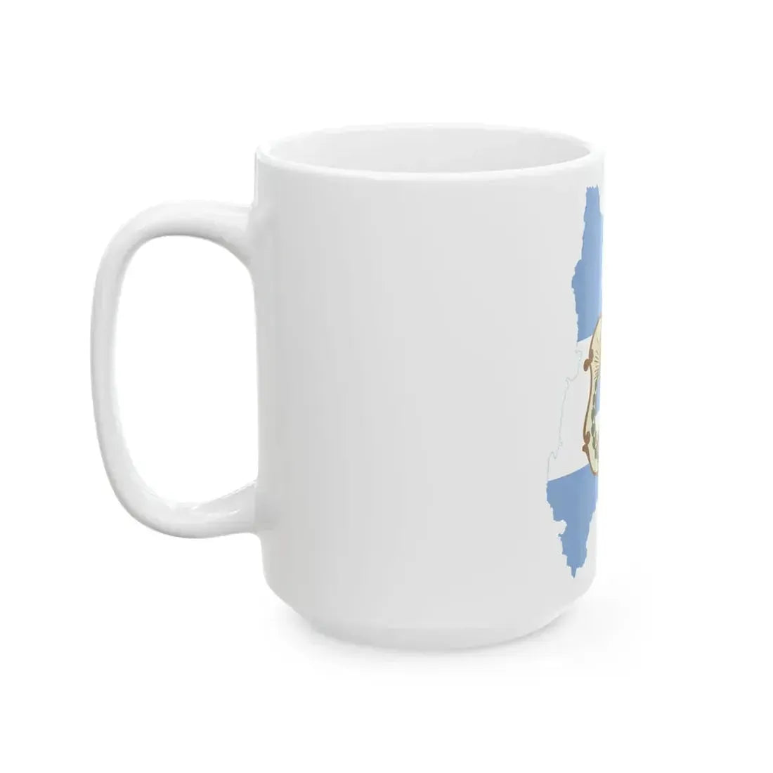 Flag-map of San Juan Province (Argentina) White Coffee Mug - Go Mug Yourself