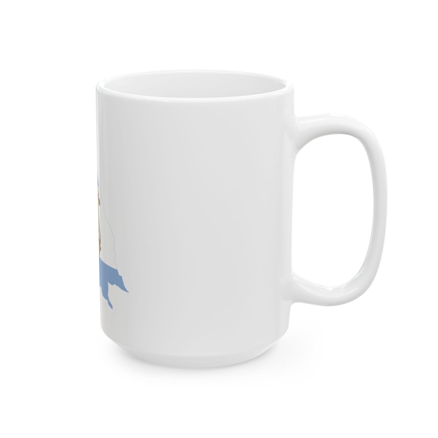 Flag-map of San Juan Province (Argentina) White Coffee Mug-Go Mug Yourself