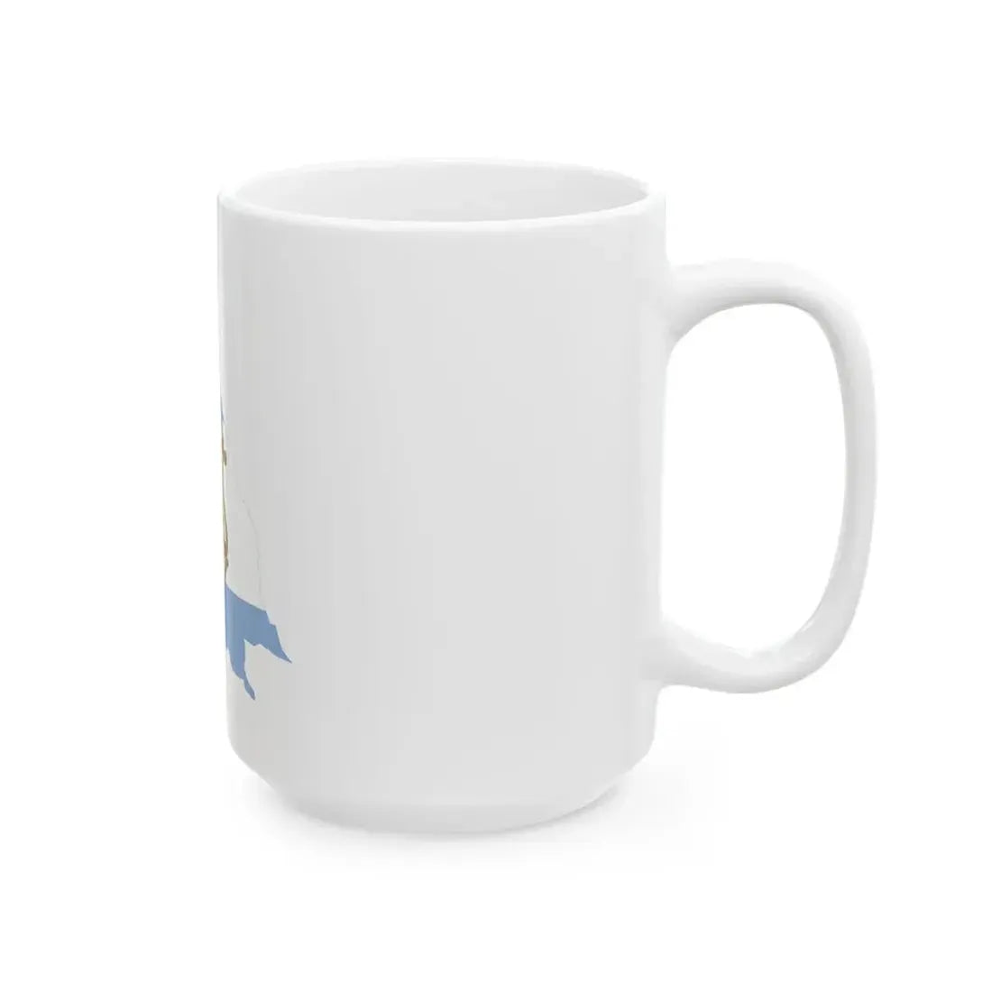 Flag-map of San Juan Province (Argentina) White Coffee Mug - Go Mug Yourself