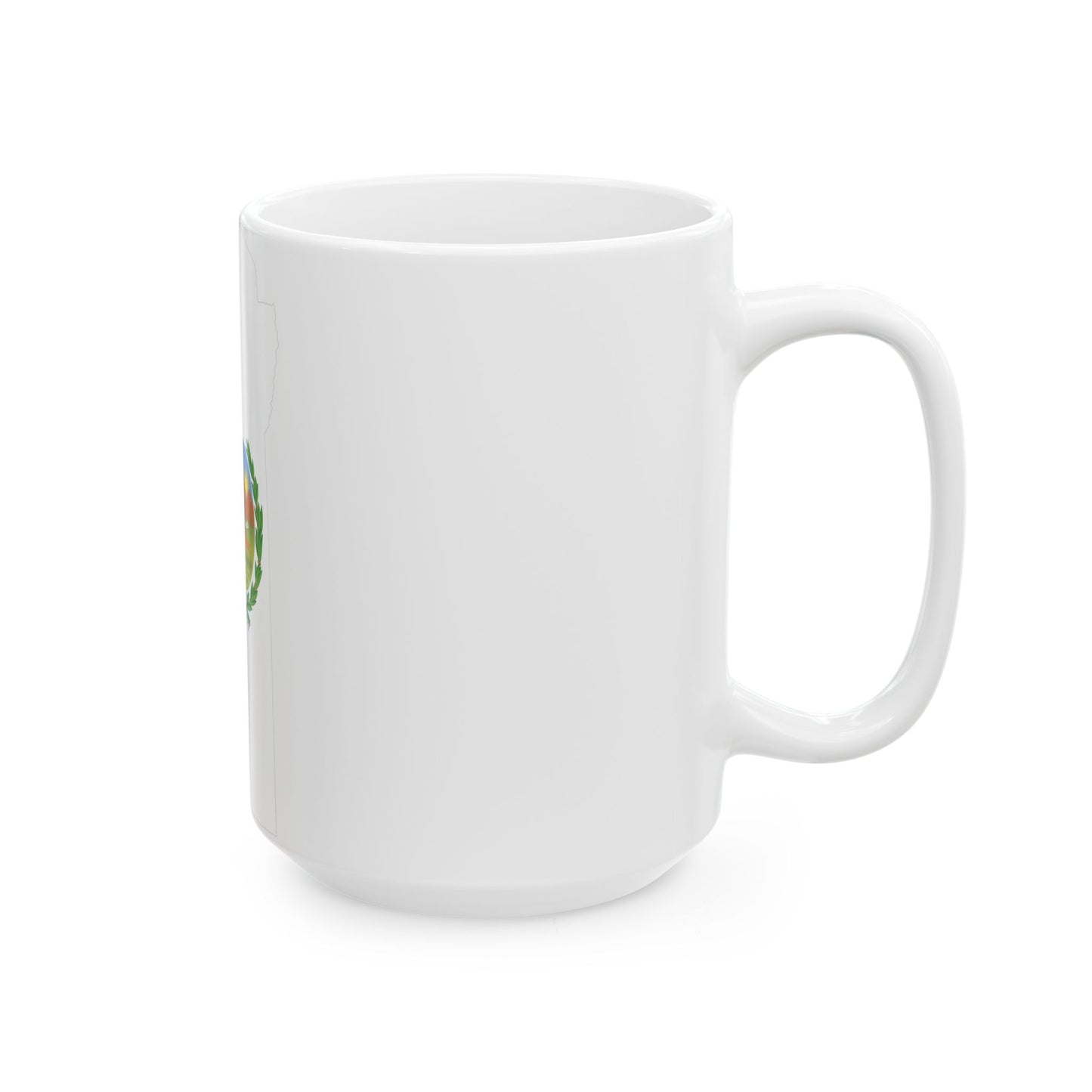 Flag-map of San Luis Province (Argentina) White Coffee Mug-Go Mug Yourself