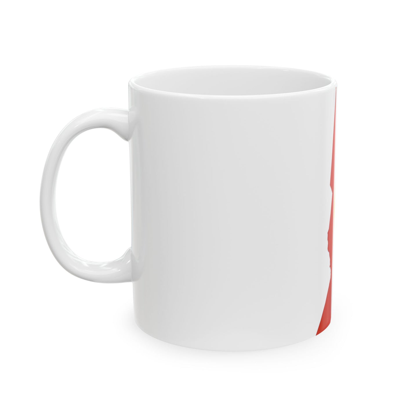 Flag-map of Santa Fe Province (Argentina) White Coffee Mug-Go Mug Yourself