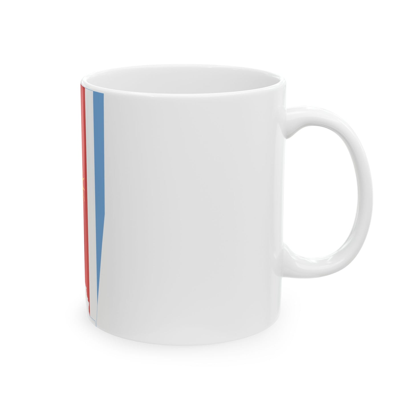 Flag-map of Santiago del Estero Province (Argentina) White Coffee Mug-Go Mug Yourself
