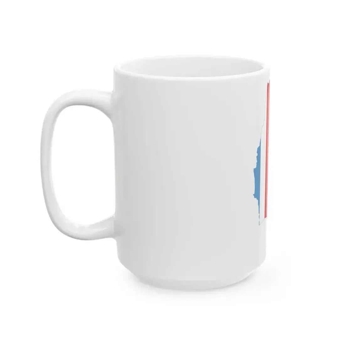 Flag-map of Santiago del Estero Province (Argentina) White Coffee Mug - Go Mug Yourself
