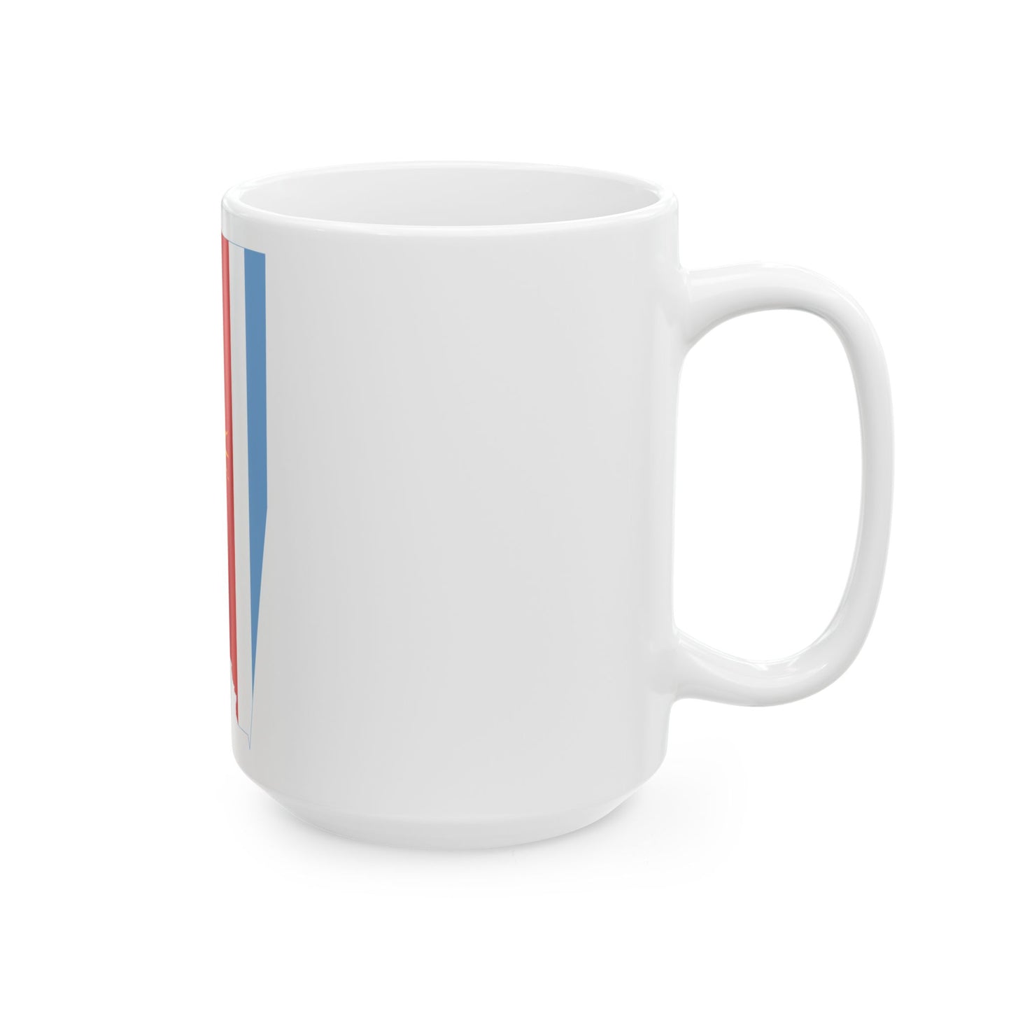 Flag-map of Santiago del Estero Province (Argentina) White Coffee Mug-Go Mug Yourself