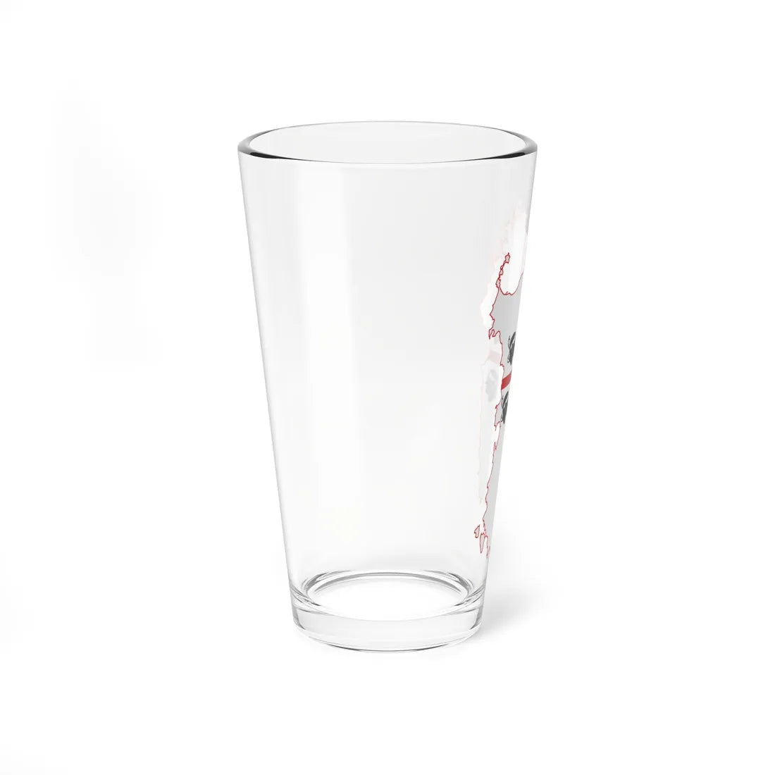 Flag map of Sardinia (Italy) Pint Glass 16oz - Go Mug Yourself
