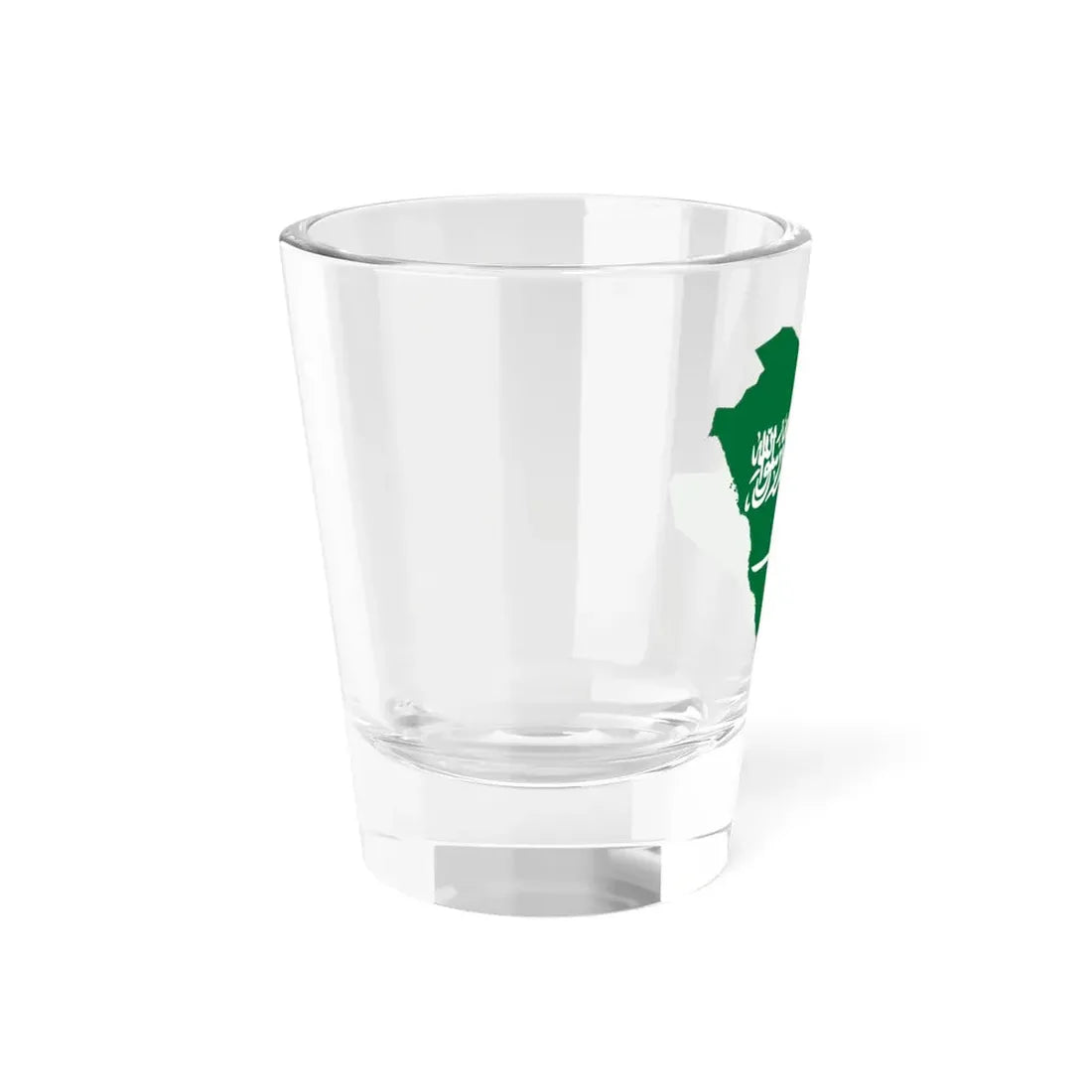 Flag-map of Saudi Arabia (Saudi Arabia) Shot Glass 1.5oz - Go Mug Yourself
