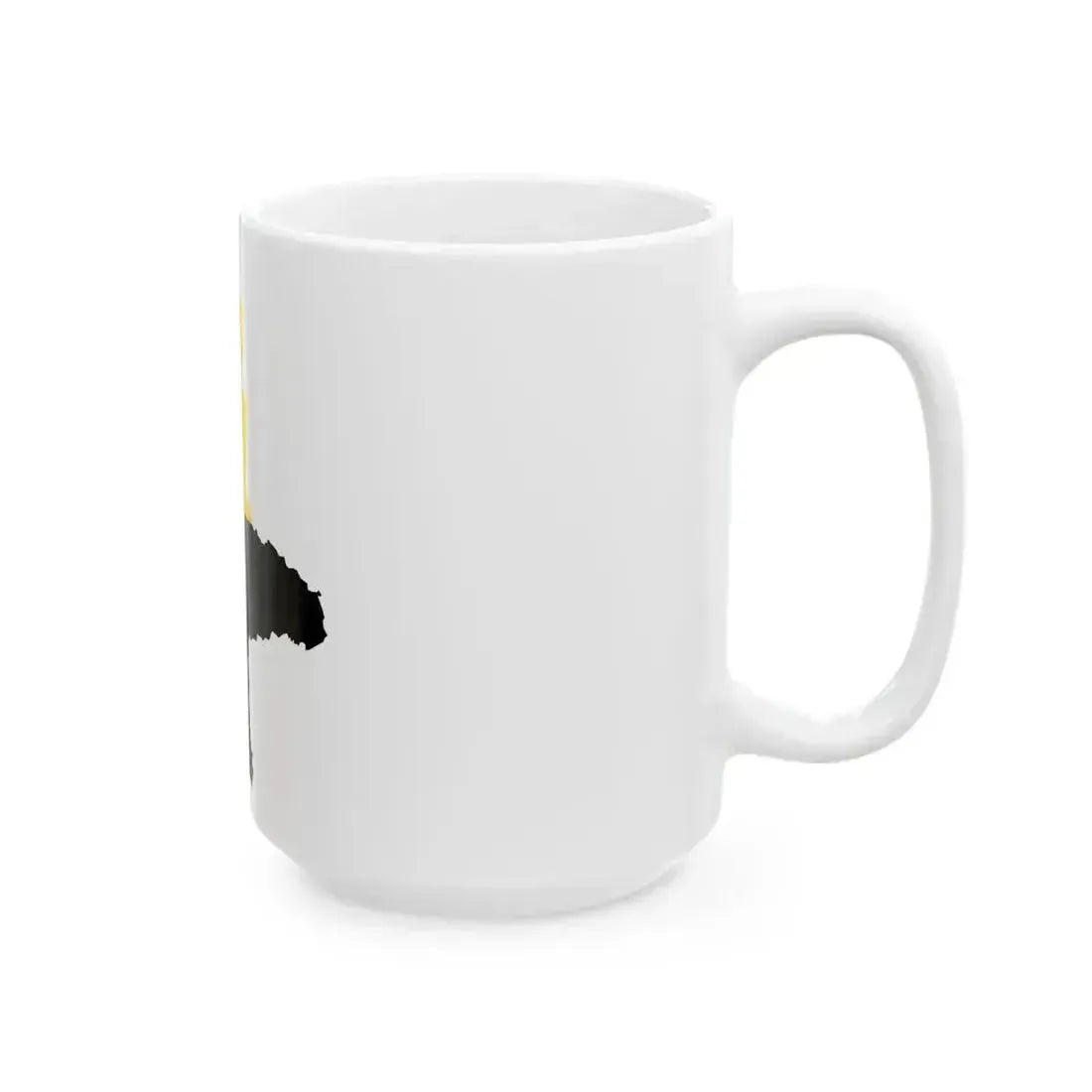 Flag map of Saxony-Anhalt (Germany) White Coffee Mug - Go Mug Yourself
