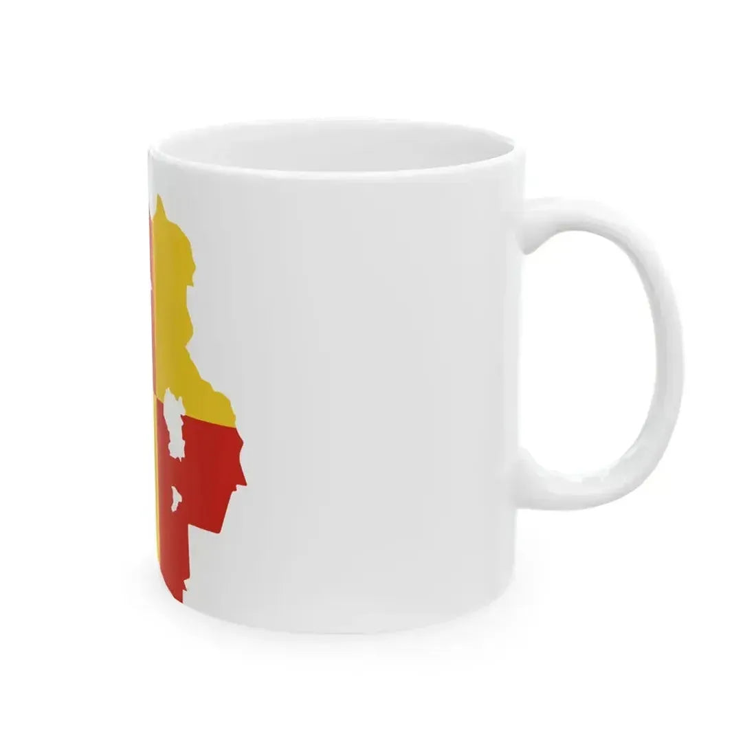 Flag map of Selangor (Malaysia) White Coffee Mug - Go Mug Yourself